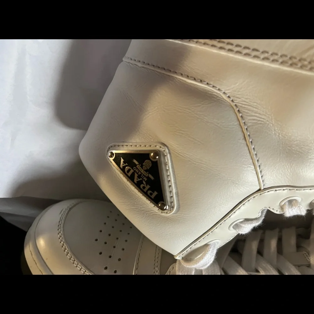 Prada Downtown Leather Sneakers (Unisex) - Picture 3 of 5